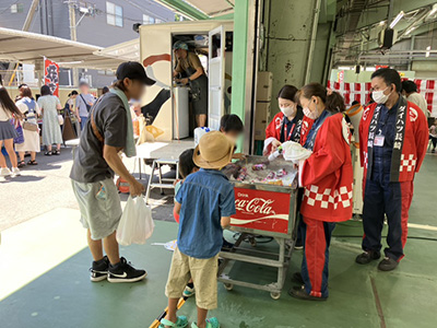 マルシェの様子